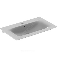 Умывальник мебельный Renova Plan Slim 80 белый Geberit 122280000 купить в интернет-магазине инженерного оборудования в Санкт-Петербурге
