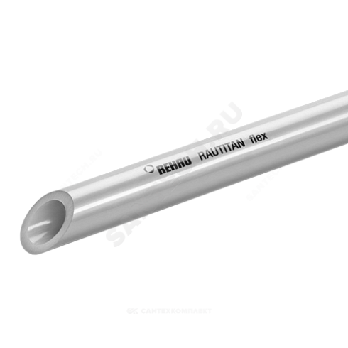 Труба PE-Xa/EVOH серая Дн 63х8,6 Ру10 Тмакс=95C L=6м RAUTITAN flex Rehau 11304301006 купить в интернет-магазине инженерного оборудования в Санкт-Петербурге