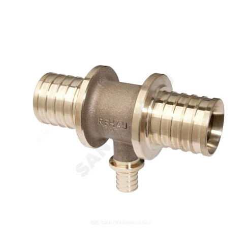 Тройник переходной для PE-X бронза Дн 50х20х50 RAUTITAN RX Rehau 13660031001 (12303481001) купить в интернет-магазине инженерного оборудования в Санкт-Петербурге