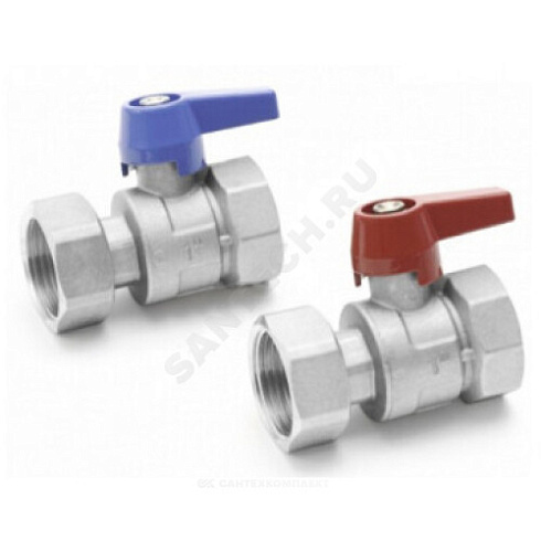 Комплект шаровых кранов латунь рычаг Wester 0-33-0100 купить в интернет-магазине инженерного оборудования в Санкт-Петербурге