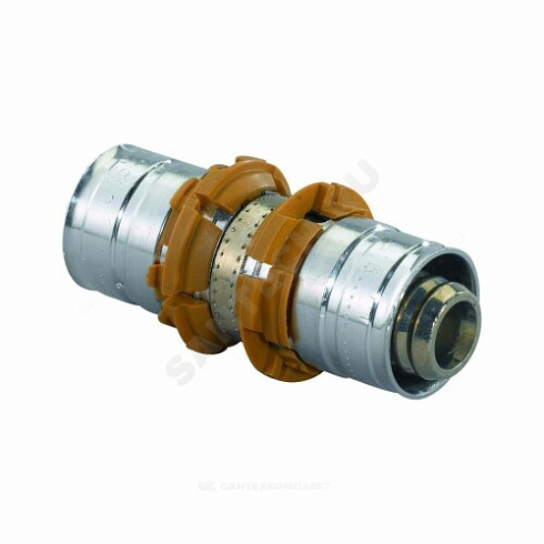 Муфта МП латунь пресс Дн 20 S-PRESS PLUS Uponor 1070548 (1015187) купить в интернет-магазине инженерного оборудования в Санкт-Петербурге