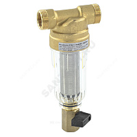 Фильтр сетчатый T-образный пластик Ду 20 Ру16 Тмакс=40 oC G3/4 НР FF06 Honeywell-Braukmann FF06-3/4AARU купить в интернет-магазине инженерного оборудования в Санкт-Петербурге