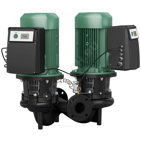 Насос ин-лайн с сухим ротором DL-E 100/145-11/2-R1 PN16 сдвоенный 3х400В/50 Гц Wilo 2153886 купить в интернет-магазине инженерного оборудования в Санкт-Петербурге