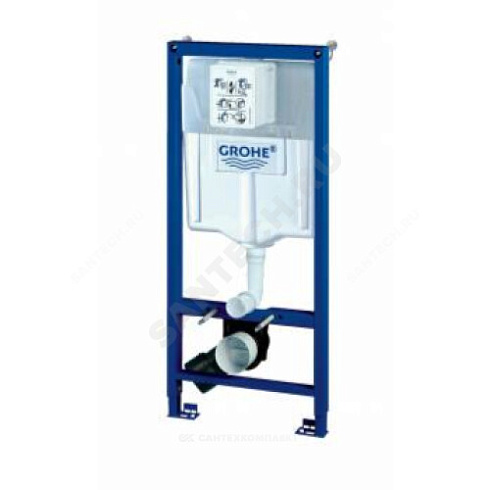 Инсталляция для подвесного унитаза Rapid SL с кнопкой смыва Skate Air Grohe 38536001 купить в интернет-магазине инженерного оборудования в Санкт-Петербурге