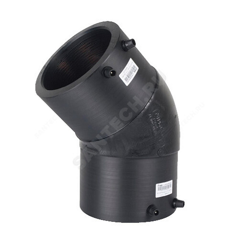 Отвод электросварной ПЭ100 SDR11 Дн 140х45гр Ру16 TEGA 1819078 type C купить в интернет-магазине инженерного оборудования в Санкт-Петербурге
