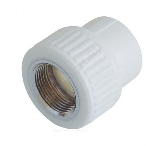 Муфта PP-R комбинированная белая ВР Дн 32х1/2 VALFEX 10129232 купить в интернет-магазине инженерного оборудования в Санкт-Петербурге