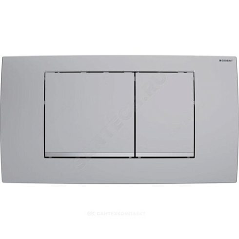 Кнопка для инсталляции Twinline30 хром матовый Geberit 115.899.JQ.1 купить в интернет-магазине инженерного оборудования в Санкт-Петербурге
