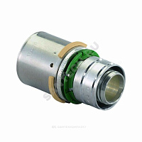 Муфта переходная МП латунь пресс Дн 32х20 S-PRESS PLUS Uponor 1070555 (1015215) купить в интернет-магазине инженерного оборудования в Санкт-Петербурге
