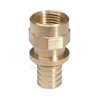 Муфта для PE-X бронза Дн 20х3/4 ВР RAUTITAN RX Rehau 11382531001 (13660691001) купить в интернет-магазине инженерного оборудования в Санкт-Петербурге