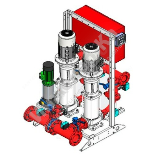 Установка повышения давления 2NKV IKR 20/2 T400/50 2,2 FF DRU DNA100 DAB по запросу купить в интернет-магазине инженерного оборудования в Санкт-Петербурге