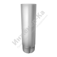 Труба соединительная, металл, d=90 мм, белый, 1 м купить в интернет-магазине инженерного оборудования в Санкт-Петербурге