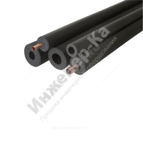 Трубка вспененный полиэтилен BLACK STAR 22/6 L=2м Тмакс=95°C чёрный Energoflex EFXT022062BS купить в интернет-магазине инженерного оборудования в Санкт-Петербурге