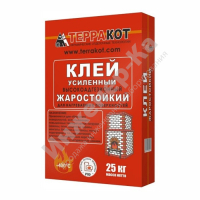 Клей для печной плитки жаростойкий Терракот, 25 кг купить в интернет-магазине инженерного оборудования в Санкт-Петербурге