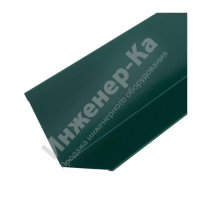 Планка примыкания для гибкой черепицы (RAL 6005) зеленый мох (2 м) купить в интернет-магазине инженерного оборудования в Санкт-Петербурге