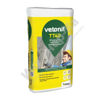 Штукатурка цементная Vetonit ТТ40 толстослойная, 25 кг купить в интернет-магазине инженерного оборудования в Санкт-Петербурге