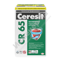 Смесь гидроизоляционная цементная Ceresit CR65, 20 кг купить в интернет-магазине инженерного оборудования в Санкт-Петербурге